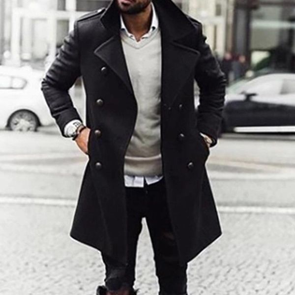 men's wool & blends men clothing 2021 winter fashion fit type casual double-breasted black youth woolen coat male
men's wool & blends men clothing 2021 winter fashion fit type casual double-breasted black youth woolen coat male