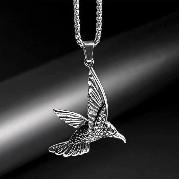 pendant necklaces titanium eagle hawk necklace european and american fashion bird animal jewelry caved flyer men's sweater chain lp1131, Silver
pendant necklaces titanium eagle hawk necklace european and american fashion bird animal jewelry caved flyer men's sweater chain lp1131, Silver