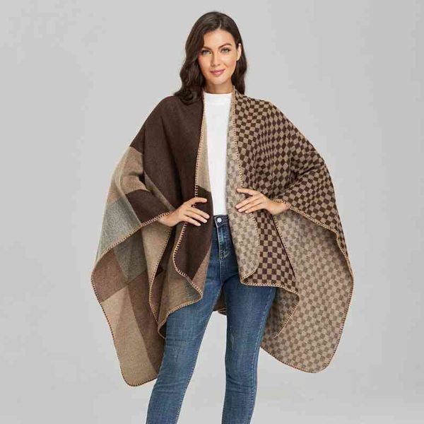 scarv brand women winter scarf warmer shawl ladi vintage thick blanket wrap cashmere poncho cap female echarpe pashmina, Blue;gray
scarv brand women winter scarf warmer shawl ladi vintage thick blanket wrap cashmere poncho cap female echarpe pashmina, Blue;gray