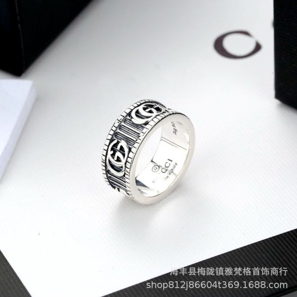 ring gujia double g gear stripe 925 silver fashion trend hip hop style men's and women's couple pair
ring gujia double g gear stripe 925 silver fashion trend hip hop style men's and women's couple pair