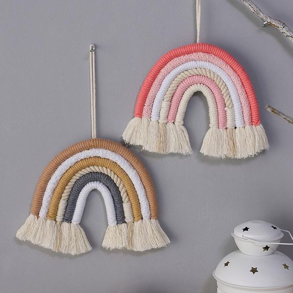 novelty items home decoration rainbow background wall tapestry hand woven with cotton thread for bedroom nursery baby
novelty items home decoration rainbow background wall tapestry hand woven with cotton thread for bedroom nursery baby
