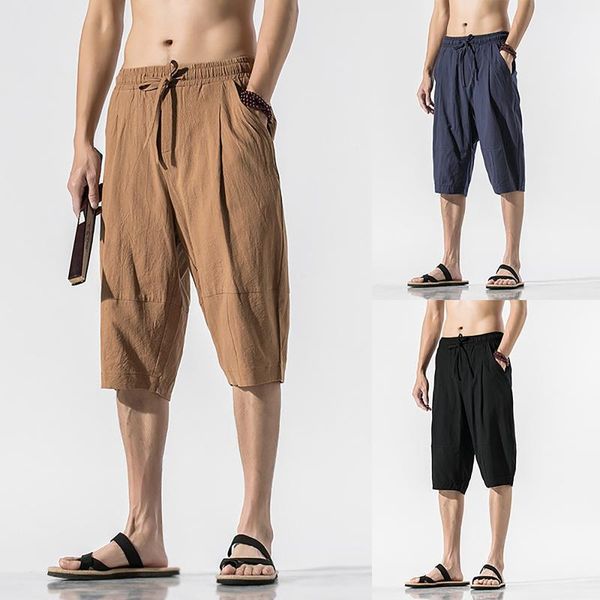 men's shorts summer casual cotton cargo overalls long length multi pocket breeches military pants male cropped, White;black
men's shorts summer casual cotton cargo overalls long length multi pocket breeches military pants male cropped, White;black