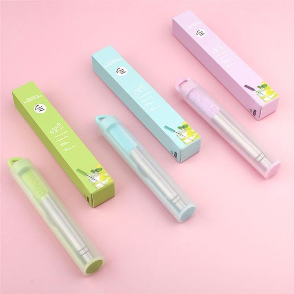 drinking straws portable stainless steel silicone straw camping travel reusable with 1 brush and carry case
drinking straws portable stainless steel silicone straw camping travel reusable with 1 brush and carry case