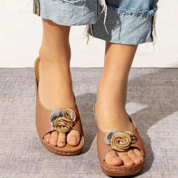slippers women flower pu wedges sandals casual vintage ladies shoes platform peep toe outside summer beach slides female 2021, Black
slippers women flower pu wedges sandals casual vintage ladies shoes platform peep toe outside summer beach slides female 2021, Black