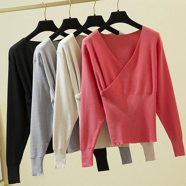 women's sweaters 2021 long sleeve women sweater autumn winter v neck pullover pull femme luxe knitted all-match slim jersey mujer, White;black
women's sweaters 2021 long sleeve women sweater autumn winter v neck pullover pull femme luxe knitted all-match slim jersey mujer, White;black