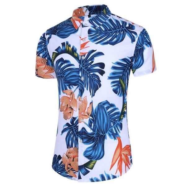 men's casual shirts fashion leaves print hawaiian shirt men 2021 summer short sleeve slim fit button down social male camisa masculina, White;black
men's casual shirts fashion leaves print hawaiian shirt men 2021 summer short sleeve slim fit button down social male camisa masculina, White;black
