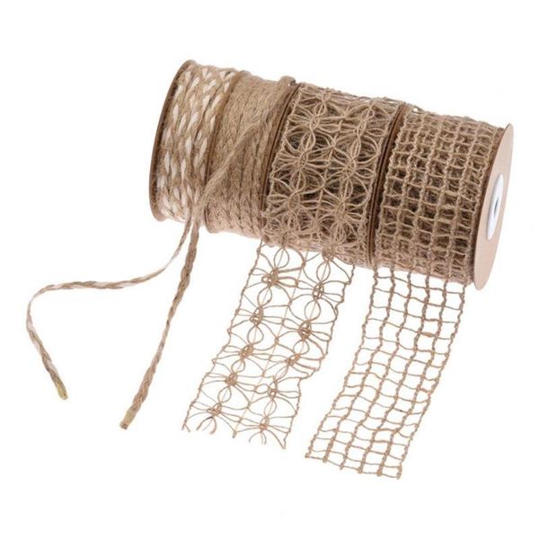 party decoration 1 roll burlap rope natural diy crafts accessories christmas wrapping braided string for wedding
party decoration 1 roll burlap rope natural diy crafts accessories christmas wrapping braided string for wedding