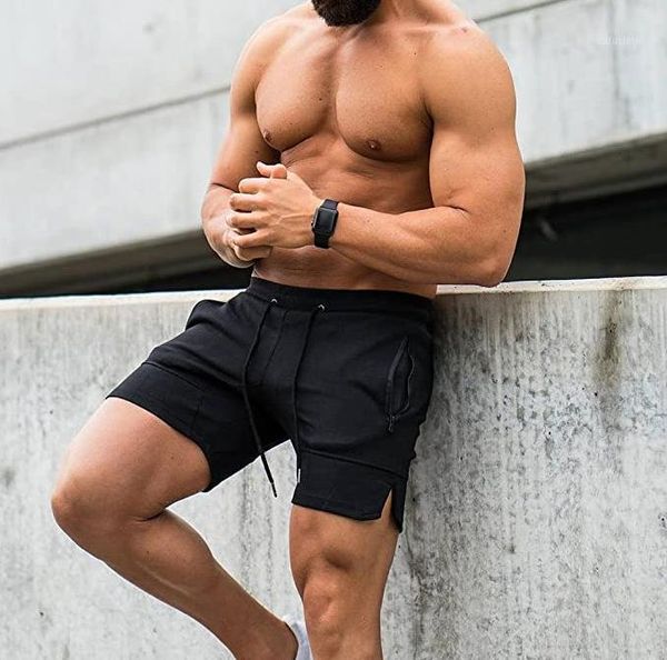 men's fitness workout shorts breathable casual elastic waist training bodybuilding jogger with pocket, White;black
men's fitness workout shorts breathable casual elastic waist training bodybuilding jogger with pocket, White;black