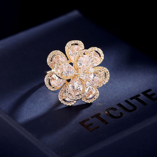 exaggerated personality index finger female zircon open gold double layer three dimensional flower ring, Silver
exaggerated personality index finger female zircon open gold double layer three dimensional flower ring, Silver