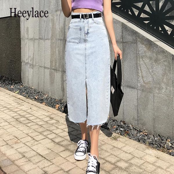 skirts 2021 spring summer vintage women's long denim skirt with belted high wasit straight female a-line front split, Black
skirts 2021 spring summer vintage women's long denim skirt with belted high wasit straight female a-line front split, Black