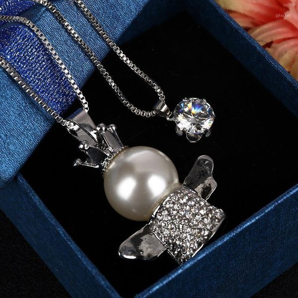chains coming pretty little angel design pendant necklace double silver plated chain luxury synthetic rhinestone jewelry1
chains coming pretty little angel design pendant necklace double silver plated chain luxury synthetic rhinestone jewelry1
