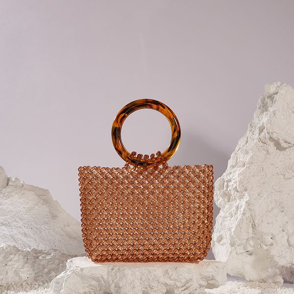 customized evening bag amber brown vintage acrylic crystal beaded handmade resin handbag
customized evening bag amber brown vintage acrylic crystal beaded handmade resin handbag