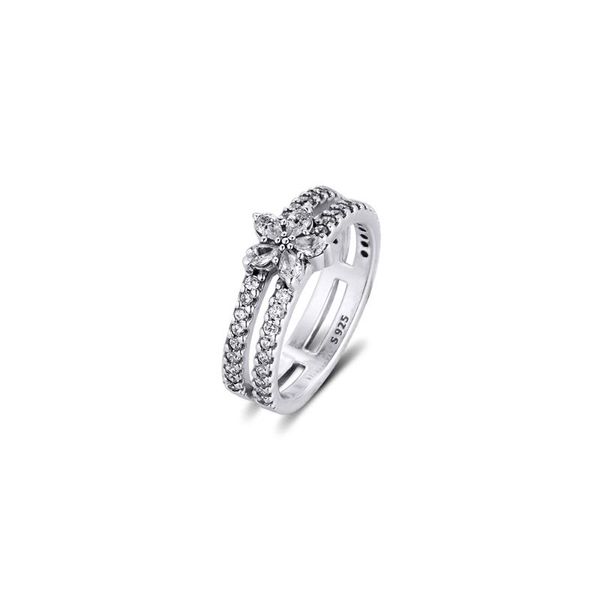 sparkling snowflake double rings 100% authentic 925 sterling-silver-jewelry cluster, Golden;silver
sparkling snowflake double rings 100% authentic 925 sterling-silver-jewelry cluster, Golden;silver
