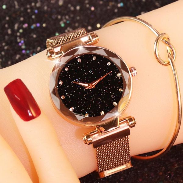 wristwatches women's watches magnetic starry sky ladies watch luxury diamond wrist clock women bracelet relogio feminino saat, Slivery;brown
wristwatches women's watches magnetic starry sky ladies watch luxury diamond wrist clock women bracelet relogio feminino saat, Slivery;brown