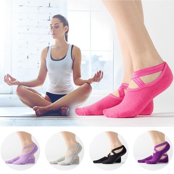 sports socks non slip yoga women's anti-skid breathable dance exercise pilates barre cotton with grips, Black
sports socks non slip yoga women's anti-skid breathable dance exercise pilates barre cotton with grips, Black