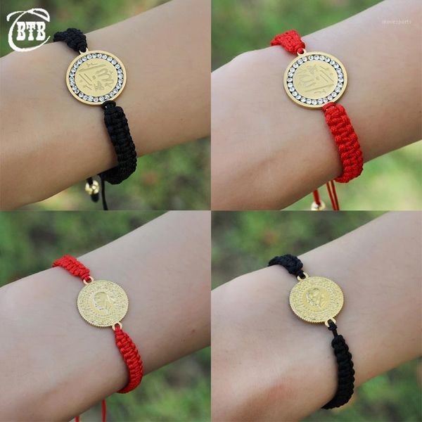 charm bracelets muslim hand-woven adjustable bracelet 100% non-fading stainless steel mixed luxury jewelry wedding gifts1, Golden;silver
charm bracelets muslim hand-woven adjustable bracelet 100% non-fading stainless steel mixed luxury jewelry wedding gifts1, Golden;silver