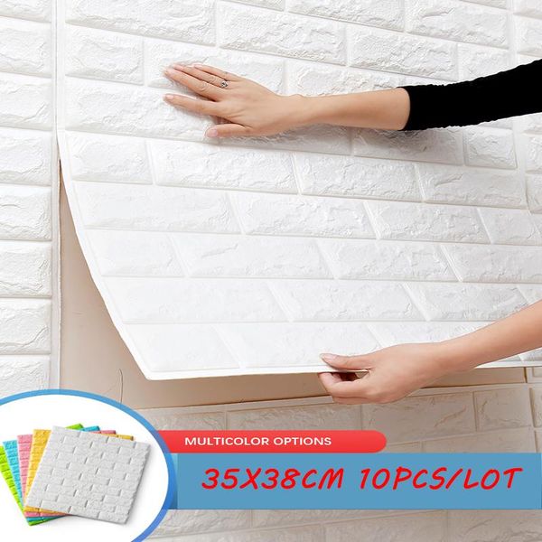 wallpapers 35x38 3d brick wall stickers diy self adhensive decor foam waterproof covering wallpaper for tv background kids living room
wallpapers 35x38 3d brick wall stickers diy self adhensive decor foam waterproof covering wallpaper for tv background kids living room