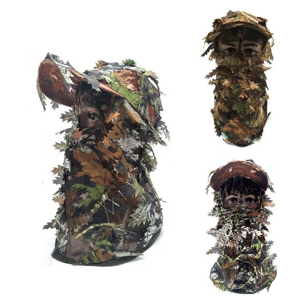 camouflage facial masks 3d stereo sheet outdoor hunting mask hat balaclava full forest cs hats, Black;white
camouflage facial masks 3d stereo sheet outdoor hunting mask hat balaclava full forest cs hats, Black;white