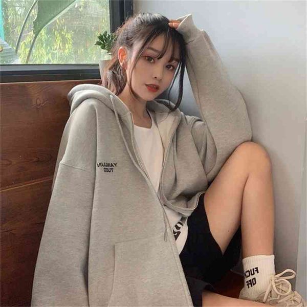 hooded cardigan sweater jacket female loose korean bf lazy fashion ins spring and autumn thin student versatile chic, Black
hooded cardigan sweater jacket female loose korean bf lazy fashion ins spring and autumn thin student versatile chic, Black