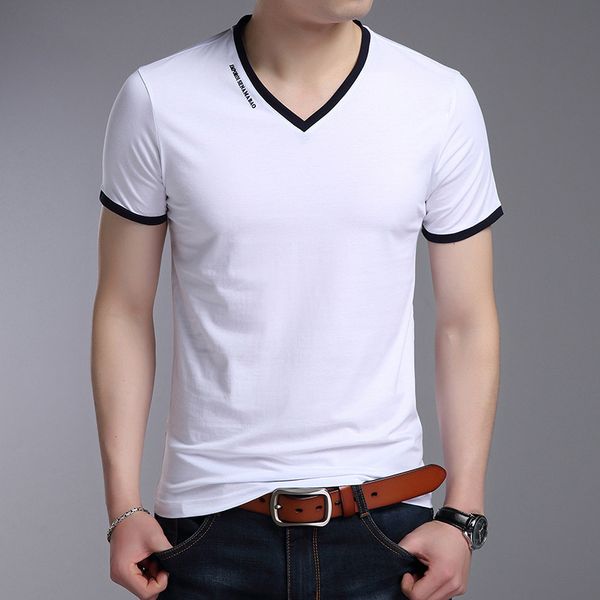 factory9599 v-neck casual slim fit summer short sleeve cotton men t-shirts korean style solid color t shirt m-4xl tee, White;black
factory9599 v-neck casual slim fit summer short sleeve cotton men t-shirts korean style solid color t shirt m-4xl tee, White;black