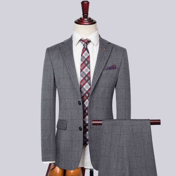 luxury men's suits blazers autumn and winter checkered two or three piece busins suit men's casual wedding man, White;black
luxury men's suits blazers autumn and winter checkered two or three piece busins suit men's casual wedding man, White;black