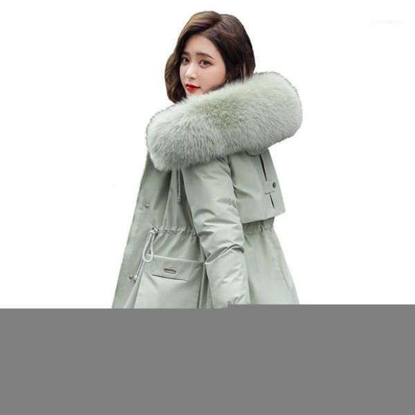 ladies velvet liner thicken hooded parka women slim with big fur collar outerwear autumn winter jacket coat parkas female1, Black
ladies velvet liner thicken hooded parka women slim with big fur collar outerwear autumn winter jacket coat parkas female1, Black