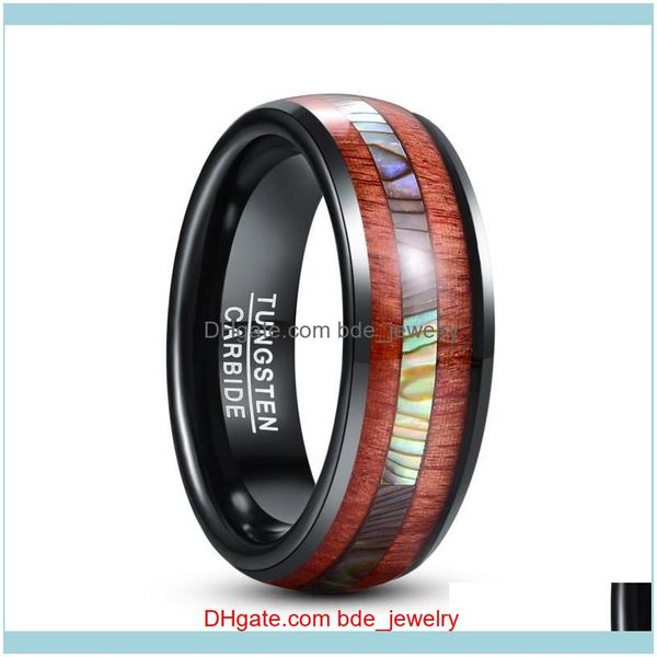 wedding jewelrywedding rings 8mm black inlaid wood grain abalone shell dome tungsten carbide ring mens fashion jewelry drop delivery 2021 zv, Slivery;golden
wedding jewelrywedding rings 8mm black inlaid wood grain abalone shell dome tungsten carbide ring mens fashion jewelry drop delivery 2021 zv, Slivery;golden
