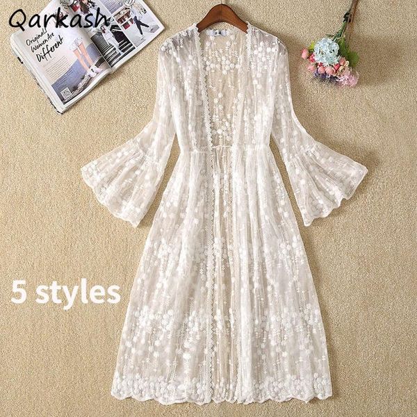 women's jackets women lace mesh long style summer sun protection design retro beach leisure see through female trendy ins soft, Black;brown
women's jackets women lace mesh long style summer sun protection design retro beach leisure see through female trendy ins soft, Black;brown