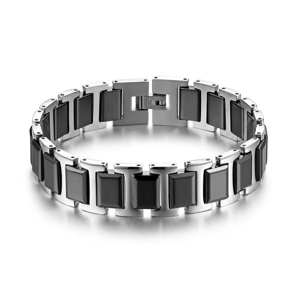 charm bracelets boniskiss 16mm men's punk ceramics male stainless steel bangle bijoux jewelry for man wholesale, Golden;silver
charm bracelets boniskiss 16mm men's punk ceramics male stainless steel bangle bijoux jewelry for man wholesale, Golden;silver