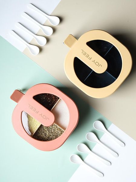 multi-compartment plastic storage with lid modern style seasoning jar salt shaker spoons kitchen organizer spice box bottles & jars
multi-compartment plastic storage with lid modern style seasoning jar salt shaker spoons kitchen organizer spice box bottles & jars