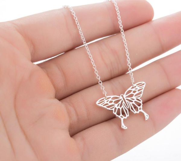 pendant necklaces oly2u butterfly necklace geometric chain origami statement bijoux femme, Silver
pendant necklaces oly2u butterfly necklace geometric chain origami statement bijoux femme, Silver
