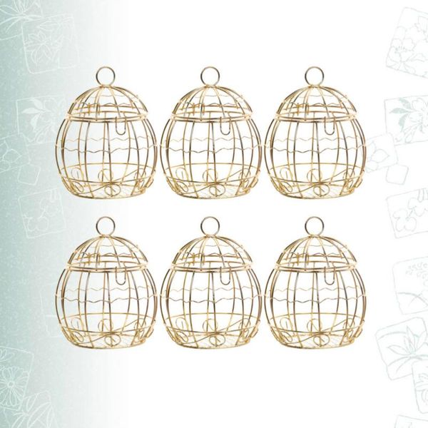 gift wrap 6pcs birdcage shape candy box tinplate hollow sweets chocolate case wedding supplies (golden)
gift wrap 6pcs birdcage shape candy box tinplate hollow sweets chocolate case wedding supplies (golden)