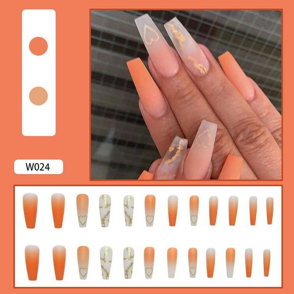 false nails long nail piece 24 pcs save time adhesive matte patch coffin manicure for salon art diy uñas postizas, Red;gold
false nails long nail piece 24 pcs save time adhesive matte patch coffin manicure for salon art diy uñas postizas, Red;gold