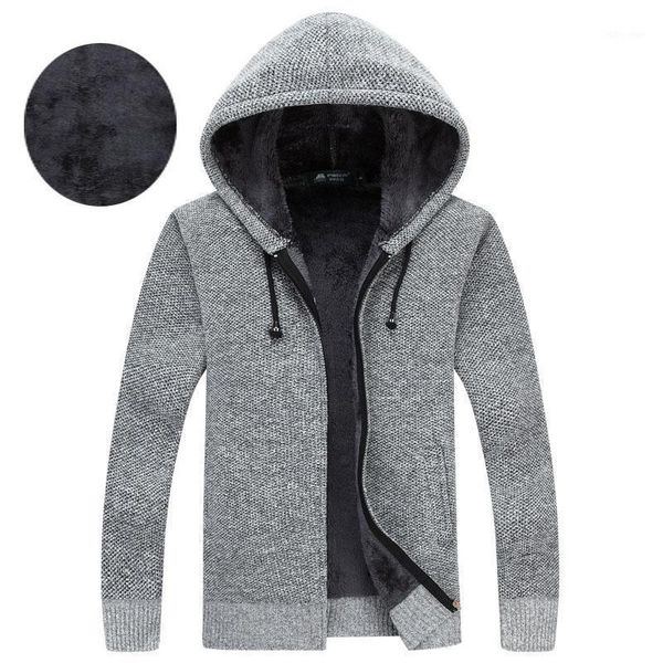 men's hooded collar zipper style sweatercoat autumn winter dress fleece liner warm fashion cardigan sweaters men 601 t2l0, White;black
men's hooded collar zipper style sweatercoat autumn winter dress fleece liner warm fashion cardigan sweaters men 601 t2l0, White;black