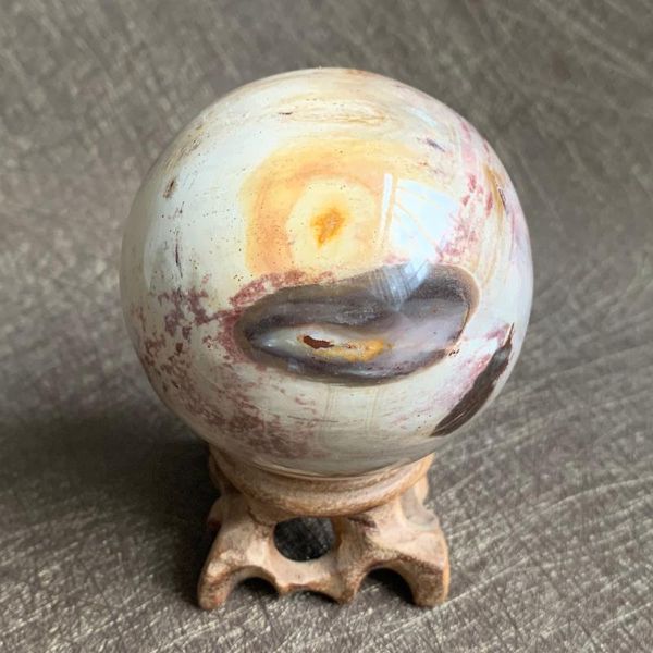 novelty items 325g natural petrified wood ball fossil polished sphere specimen home decoration b007
novelty items 325g natural petrified wood ball fossil polished sphere specimen home decoration b007