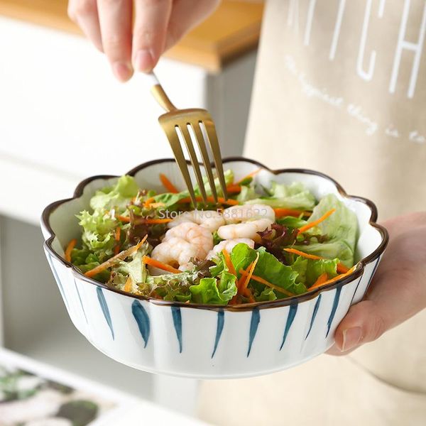 bowls japanese-style ceramic salad dessert bowl creative 7-inch household hand-painted seasonal baking tableware
bowls japanese-style ceramic salad dessert bowl creative 7-inch household hand-painted seasonal baking tableware