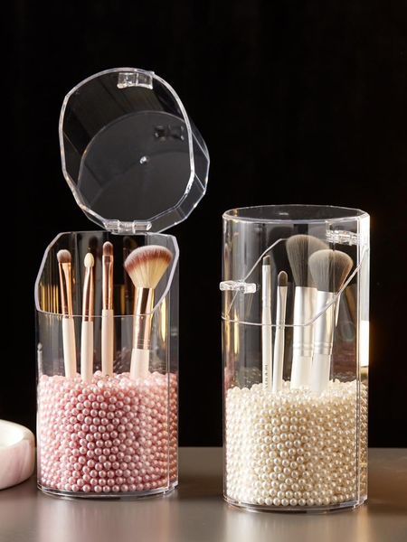 bathroom storage & organization makeup brush bucket acrylic eyeliner eye shadow cosmetics box with lid dustproof large capacity
bathroom storage & organization makeup brush bucket acrylic eyeliner eye shadow cosmetics box with lid dustproof large capacity