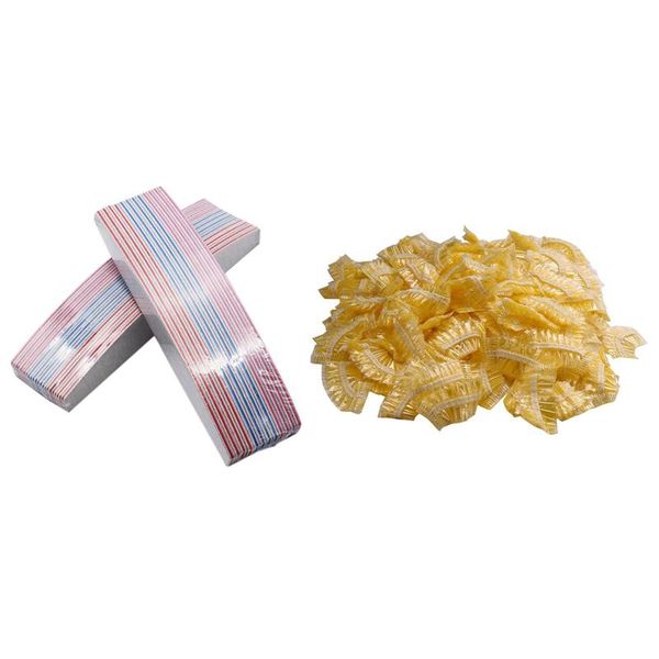 nail art kits 100 pcs disposable dressing earmuffs salon clear ear cover & 24 emery boards for nails 100/180 files
nail art kits 100 pcs disposable dressing earmuffs salon clear ear cover & 24 emery boards for nails 100/180 files