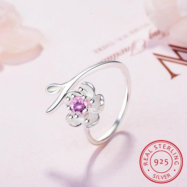 arrivals 925 sterling silver cherry blossoms flower rings for women adjustable size ring fashion sterling-silver-jewelry cluster, Golden;silver
arrivals 925 sterling silver cherry blossoms flower rings for women adjustable size ring fashion sterling-silver-jewelry cluster, Golden;silver