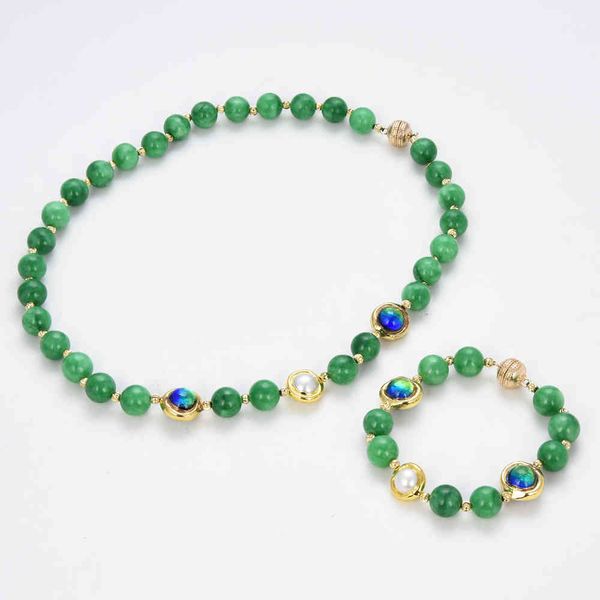 brand earrings guaiguai jewelry natural freshwater cultured keshi pearl green round jade gold blue murano glass necklace, Silver
brand earrings guaiguai jewelry natural freshwater cultured keshi pearl green round jade gold blue murano glass necklace, Silver