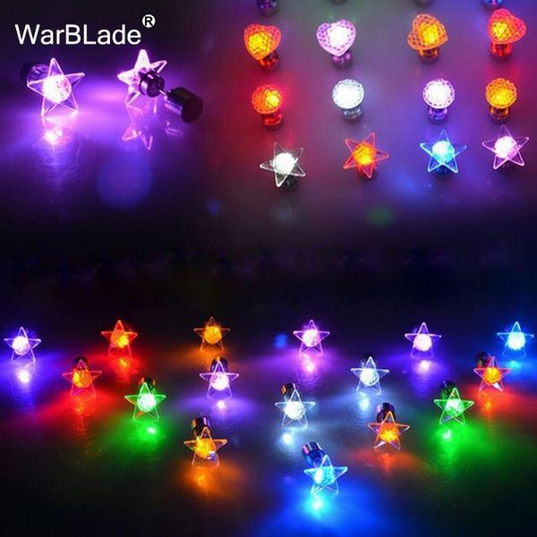 charm led earring light up star glowing crystal stainless ear drop round stud earrings jewelry for women bar nightclub party, Golden;silver
charm led earring light up star glowing crystal stainless ear drop round stud earrings jewelry for women bar nightclub party, Golden;silver