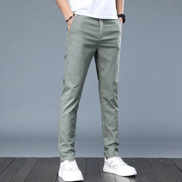 men's pants 2021 summer casual classic style business fashion stretch cotton modal pure color trousers male brand clothes, Black
men's pants 2021 summer casual classic style business fashion stretch cotton modal pure color trousers male brand clothes, Black