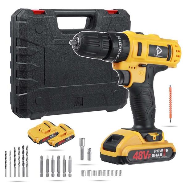 professiona electric drills doersupp 21v impact drill cordless screwdriver power tools for drilling steel wood ceramic with 2 battery bit se
professiona electric drills doersupp 21v impact drill cordless screwdriver power tools for drilling steel wood ceramic with 2 battery bit se