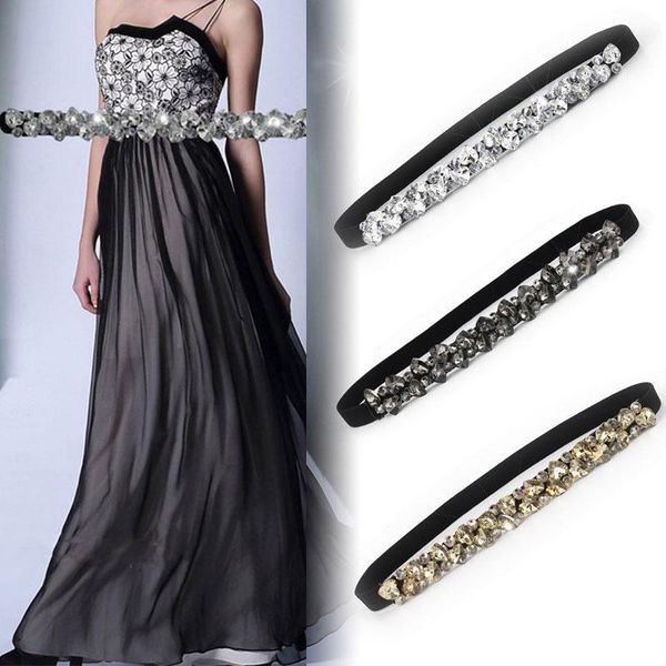 belts thin rhinestone inlaid belt narrow waist girdle waistband ceinture fashion elastic corset for women glass crystal ladies, Black;brown
belts thin rhinestone inlaid belt narrow waist girdle waistband ceinture fashion elastic corset for women glass crystal ladies, Black;brown