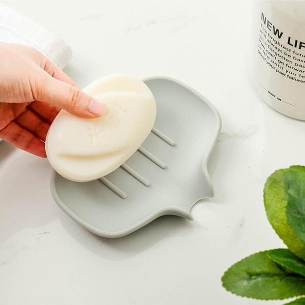 non-slip bathroom shower sponge soap dish tray draining rack silicone holder dishes
non-slip bathroom shower sponge soap dish tray draining rack silicone holder dishes