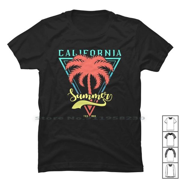 men's t-shirts california summer t shirt 100% cotton vacation paradise holiday travel ocean tree sum day ali me, White;black
men's t-shirts california summer t shirt 100% cotton vacation paradise holiday travel ocean tree sum day ali me, White;black