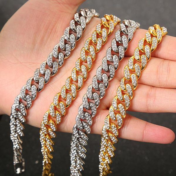 chains 13mm miami full diamond cuban chain hip hop necklace jewelry gold rhinestone cz stone rapper singer, Silver
chains 13mm miami full diamond cuban chain hip hop necklace jewelry gold rhinestone cz stone rapper singer, Silver