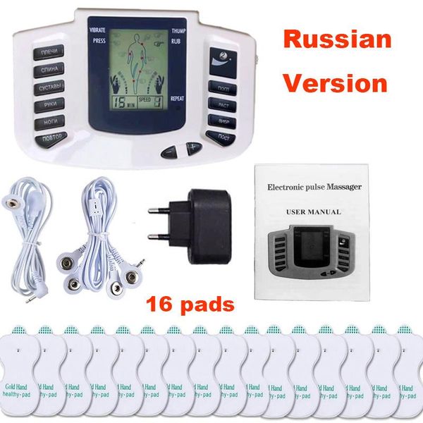 electric massagers russian version electronic body slimming pulse massage for muscle relax pain relief stimulator tens acupuncture therapy m
electric massagers russian version electronic body slimming pulse massage for muscle relax pain relief stimulator tens acupuncture therapy m