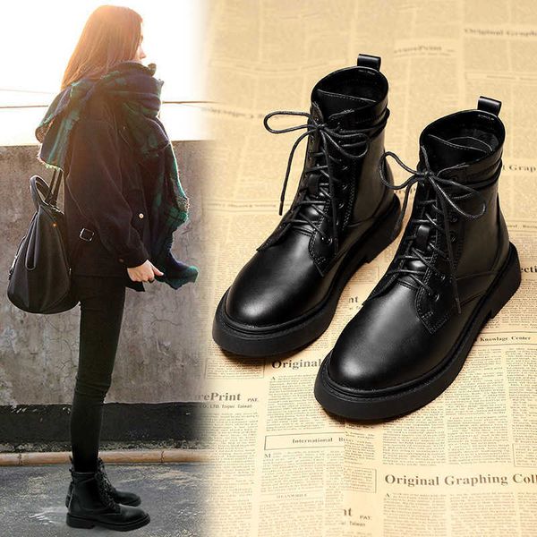 fashion brand martin shoes autumn and winter 2021 new thick heel flat bottom black breathable lace up short boots women's
fashion brand martin shoes autumn and winter 2021 new thick heel flat bottom black breathable lace up short boots women's