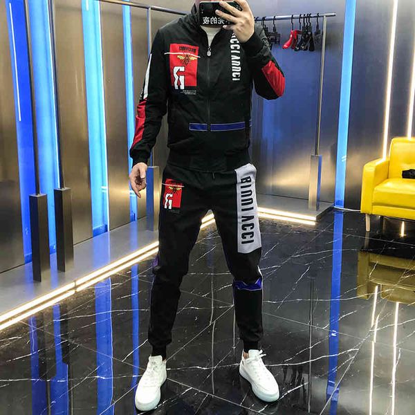 hoodies autumn male cardigan of two multicolored pieces amends letter printing pants joint for man, Black
hoodies autumn male cardigan of two multicolored pieces amends letter printing pants joint for man, Black